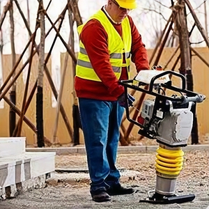 3000W Xăng Powered rung rammer với hệ thống tác động cho cát và đất nén chặt - Product Image 6