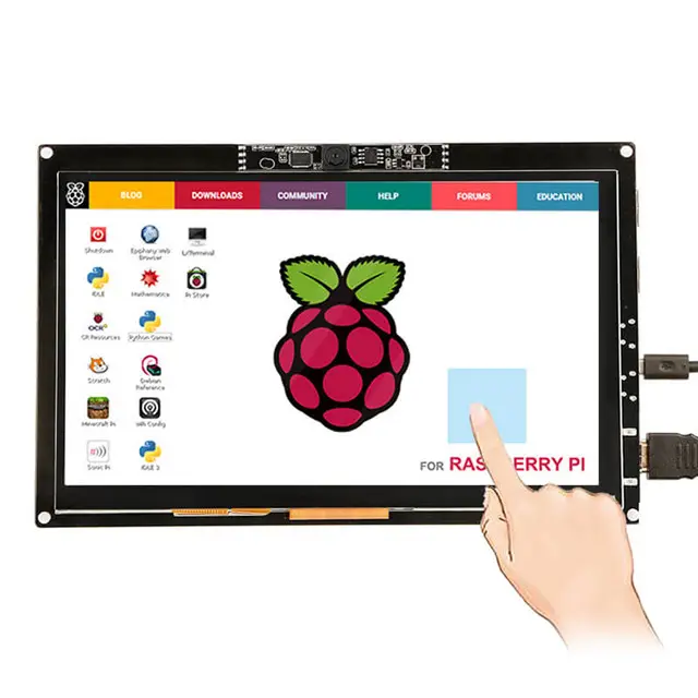 10.1'' raspberry pi full hd lcd touchscreen 10 inch IP65 customize TFT Capacitive Touch Screen Embedded LCD Monitor