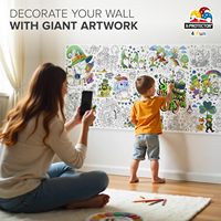 Affiche géante personnalisée pour la Journée des Patricks, imprimée en flexographie, laminée, en papier offset, à colorier, 30x300cm, pour l'éducation des enfants