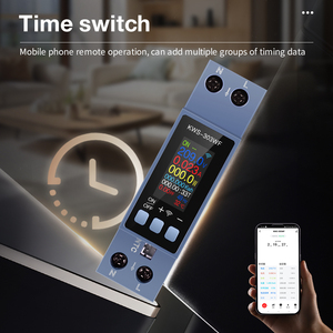 <span class=keywords><strong>Compteur</strong></span> <span class=keywords><strong>d</strong></span>'énergie WiFi Tuya KWS-303, contrôle par application, 8-en-1, 85-290V 40A, mesure de tension et de courant, <span class=keywords><strong>compteur</strong></span> <span class=keywords><strong>d</strong></span>'<span class=keywords><strong>électricité</strong></span> intelligent Smart Life KWS-303WF - Product Image 4