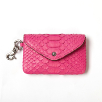 Dompet Wanita Kulit Asli Mewah Desainer Tipis dengan Ritsleting, Tempat Kartu Pendek, Model Fashion