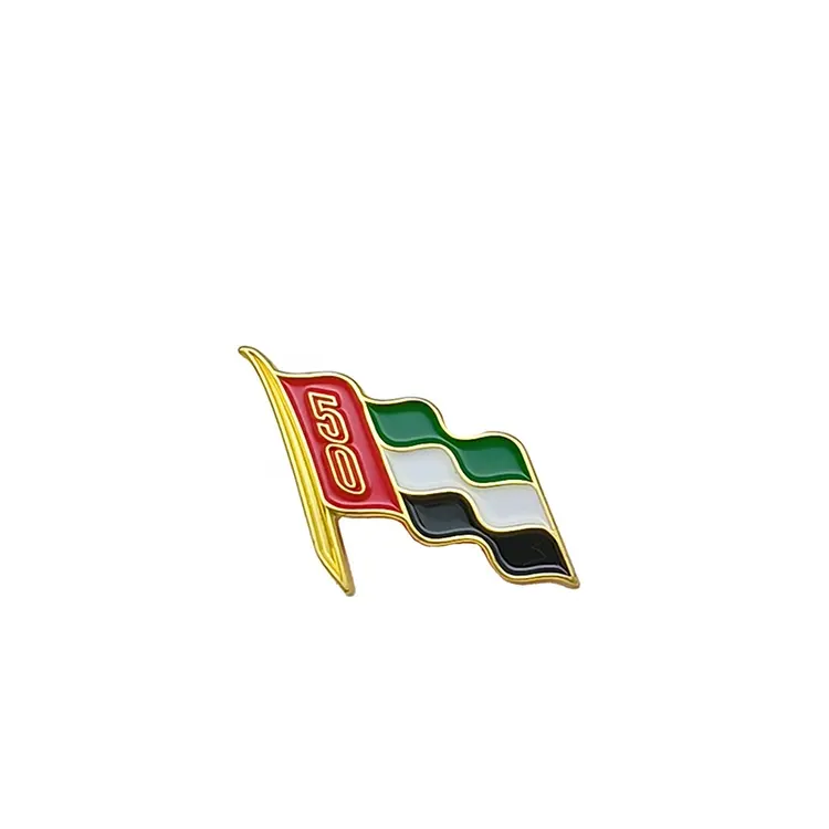 Loja personalizada UAE Dia Bandeira Magnético UAE Dia Nacional Pin Badge