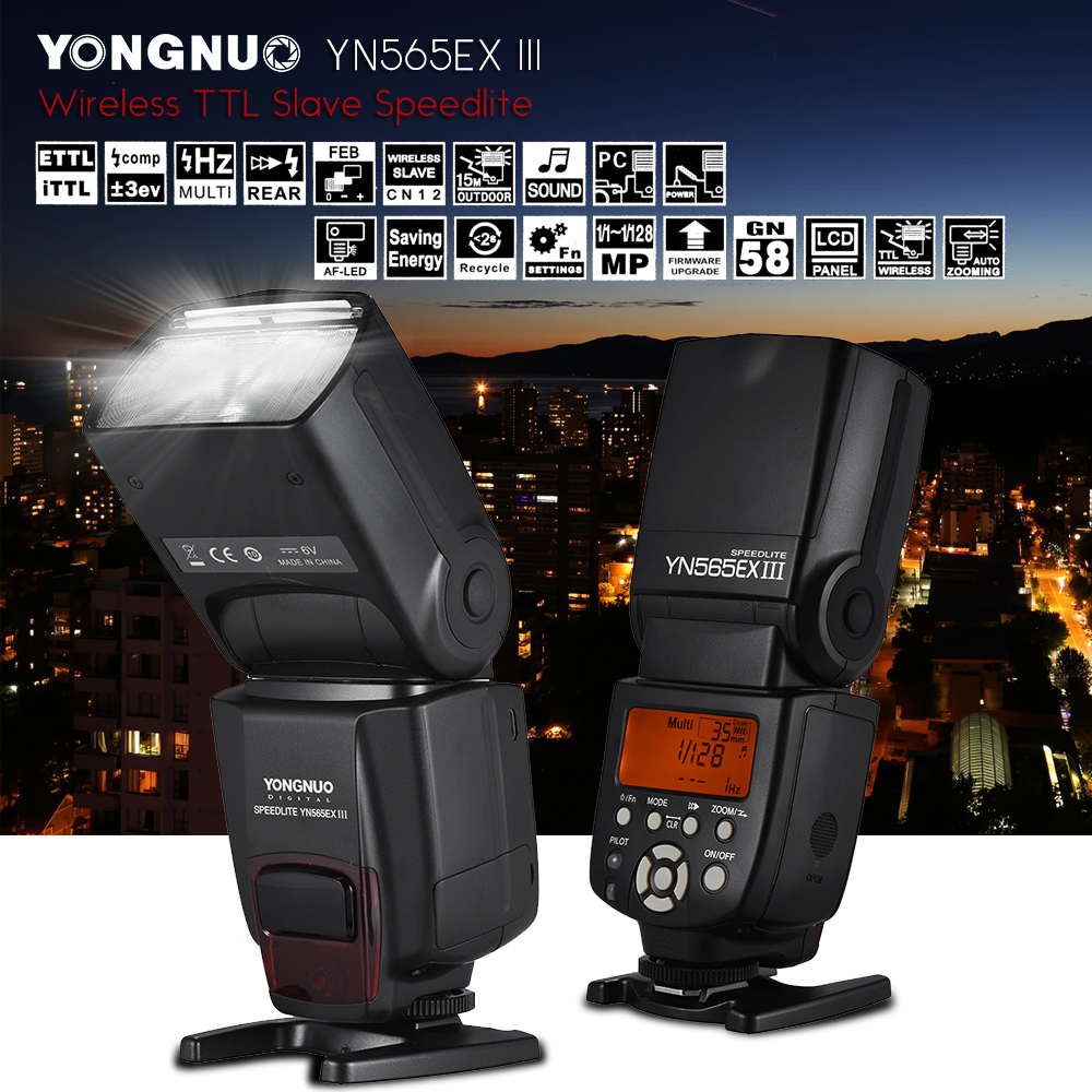 YONGNUO YN565EX III TTLフラッシュスピードライトforNikon D7500