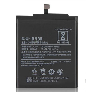 Batería recargable para teléfono móvil BN30 3030mAh para Xiaomi Redmi 4A, alta calidad, en stock. - Product Image 3