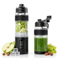 Draagbare sapcentrifuge met oplaadbare batterij en compact ontwerp voor het maken van verse sappen en smoothies thuis, op kantoor en op reis