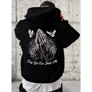 Vintage Wash Hoodie Men's 100% Cotton Heavyweight Streetwear Oversized Hoodie Acid Washed Blank <b>Drop</b> Shoulder Hoodie for Men - Product Image 3