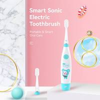 Brosse à dents électrique portable de voyage, autonomie de 60 jours, étanche IPX7, brosse à dents sonique, 3 modes de brossage disponibles pour les enfants