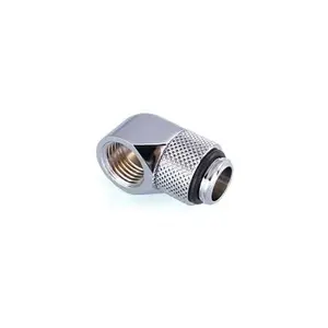 PC Water Cooling Fitting 90 Degree Tube Connector G1/4 Male To Female Water Cooler Gadget B-RD90-X