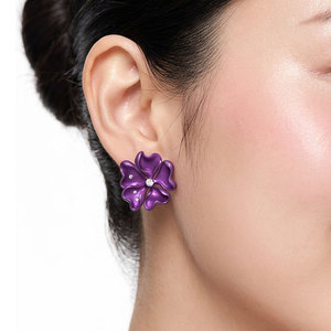 New Collection Wholesale Manufacturer Export <b>Earrings</b> Jewelry Pure Titanium 18K Solid Gold Natural Gemstone Spinel <b>Earrings</b> - Product Image 6