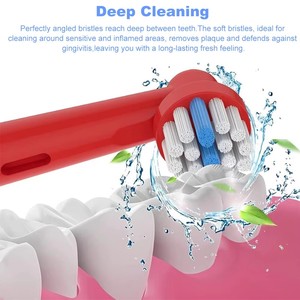 Cabezales de Repuesto para <span class=keywords><strong>Cepillo</strong></span> de Dientes Eléctrico YBK, Cabezales de Repuesto con Cerdas Extra Suaves para Niños - Product Image 2