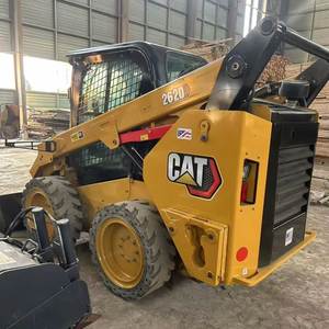 VENTE FLASH - Mini-chargeuse sur pneus d'occasion CAT262D d'origine japonaise - Matériel de terrassement - Chargeuse compacte Caterpillar - Product Image 1