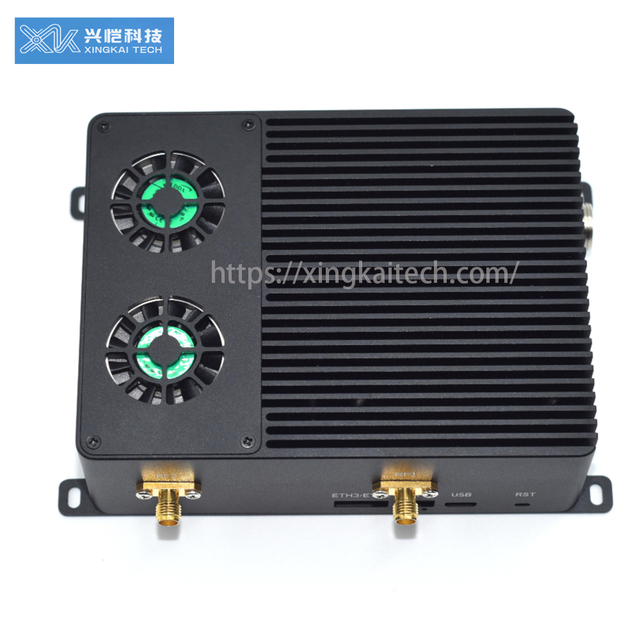 600MHz/1.4GHz CE Certified Aluminum Alloy Manet Network COFDM Digital Link Communication Radio Fast Frequency Relay Mesh Drone
