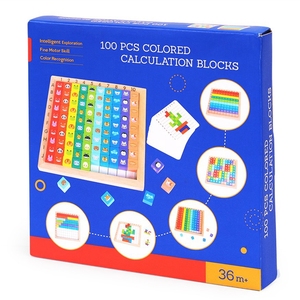 Bloques de <span class=keywords><strong>Letras</strong></span> para Deletrear HOYE CRAFTS, 100 Piezas, Juguete de <span class=keywords><strong>Madera</strong></span> para Tabla de Multiplicar - Product Image 4