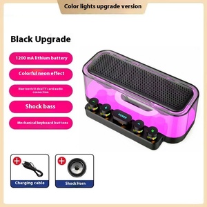 Loa không dây Z6 công suất cao 10W, đèn RGB phát sáng, chất liệu kính, mẫu mới, âm trầm sâu, hỗ trợ Bluetooth, thẻ nhớ - Product Image 6