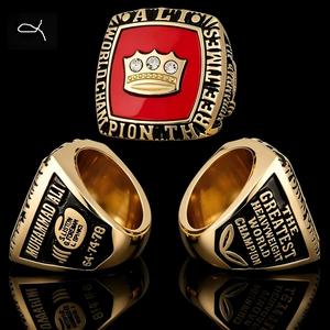 Bague de championnat de boxe lourde en alliage, commémorative pour les fans, inspirée de Mohammed Ali, vente en gros - Product Image 1
