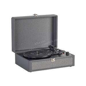 Tocadiscos Portátil de Vinilo <span class=keywords><strong>Directo</strong></span> de Fábrica con Asa, Baterí<span class=keywords><strong>a</strong></span> Integrada y Bluetooth, Grabación USB/SD MP3 - Product Image 1