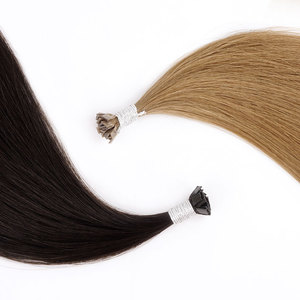 Extension di Capelli Umani Brasiliani Remy di Prima Qualità con Cheratina e Punta Piatta, Tessitura Singola Virgin - Product Image 4