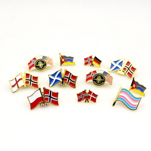 Pin de Solapa con Bandera de Chile, Perú, España y Reino Unido, Diseño Impreso en Letterpress, Fundición de Aleación de Zinc Personalizada de Alta Calidad - Product Image 2