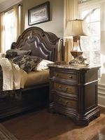 Ensemble de Chambre Classique King Queen Size Style Européen Vente à Chaud Ensemble de Meubles de Chambre à Coucher de Luxe Royal 5070
