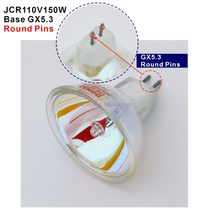 Bombilla Halógena para Microscopio, Lámpara de Proyección de Vidrio, 3000K, <span class=keywords><strong>MR16</strong></span>, GY5.3, JCR12V20WA20H/3, JCR110V150W - Product Image 3