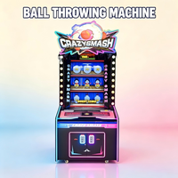 Slimme Disc Snatch Game Machine, muntbediende bal-werp-spel met ticketinwisseling, LED-verlichting, voor binnen, kermis, winkelcentrum