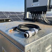 Connecteur de câble d'aviation WY20 à 14 cœurs, prise mâle/femelle, étanche IP67, coque métallique de 20 mm, plaqué or, pour capteur