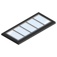 Fenêtre de toit fixe moderne Prima Custom avec verre trempé pour une lumière naturelle