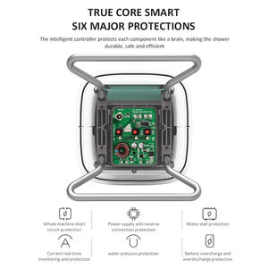 Ridge RV voiture <span class=keywords><strong>Camping</strong></span> <span class=keywords><strong>eau</strong></span> chaude <span class=keywords><strong>eau</strong></span> électrique instantanée sans réservoir pour douche salle de bain Portable douche réglable - Product Image 3