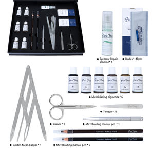 <span class=keywords><strong>Kit</strong></span> d'outils de Microblading des sourcils, maquillage <span class=keywords><strong>Semi</strong></span>-<span class=keywords><strong>Permanent</strong></span> pour l'école - Product Image 4