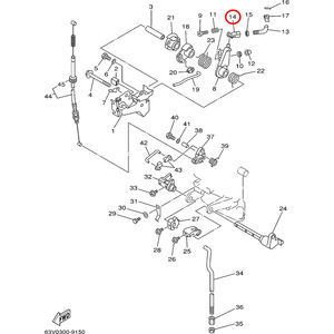 Connecteur de levier d'allumage pour moteur hors-bord Yamaha 9,9-70Hp 6H4-41237-00 pour réparation et remplacement - Product Image 3