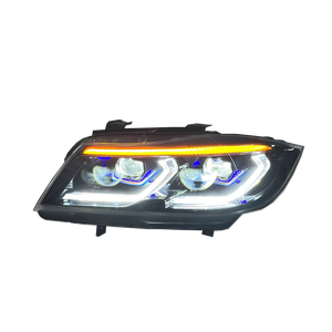 Fari Stile G20 SJC Auto per <span class=keywords><strong>BMW</strong></span> <span class=keywords><strong>Serie</strong></span> 3 E90 E91, Luci Diurne Bicolore Giallo e Bianco con Interruttore DRL, Ricambio Auto - Product Image 5