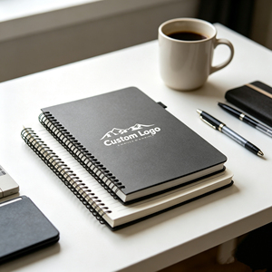 Carnet à spirales personnalisé avec logo, journal personnalisé, carnet à couverture rigide, carnet d'écriture, cadeau promotionnel pour entreprise et bureau - Product Image 6