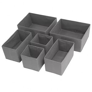 Boîtes de rangement en tissu personnalisées, tiroirs, cubes, conteneurs, grands bacs à vêtements, paniers de rangement pour la maison, boîte de rangement non tissée - Product Image 1