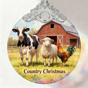 Bán Buôn Tùy Chỉnh Vòng Hình Dạng Thăng Hoa Trống Pha Lê Đồ Trang Trí UV In Ấn Bướm Pha Lê Giáng Sinh Đồ Trang Trí - Product Image 2