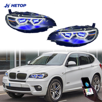 Phares HETOP E70 E71 X5 X6 2007-2014, mise à niveau personnalisée spéciale, style OSS, style RGB, LED DRL avant uniques, Plug and Play pour BMW