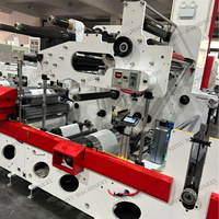 Mesin Cetak Label Stiker Otomatis 8 10 Warna Perekat Kertas Bopp Inline Flexo Roll to Roll