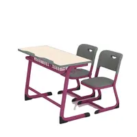 Mesas de clase de escritorio de alta calidad, muebles de escuela media