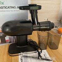 Extracteur de jus horizontal électrique à froid 2026, boîtier en acier inoxydable, éjection automatique des pulpes, capacité 800 ml, extraction à basse vitesse