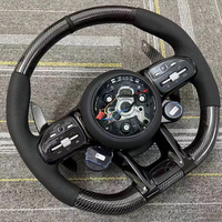 Volant de direction de voiture personnalisé en fibre de carbone à 4 branches de 45 mm pour Mercedes-Benz Performance W167 W177 W190 W213 W217 W222