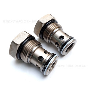 Válvula de cartucho roscada hidráulica serie Gdf, válvula de control direccional por solenoide Gdf16 02 de acero inoxidable para sistemas hidráulicos - Product Image 1