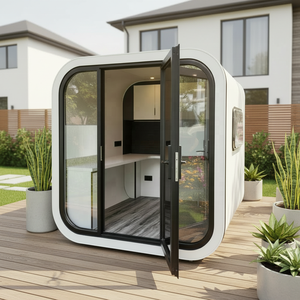 Nuovo Design Prefabbricato Moderno <span class=keywords><strong>Casa</strong></span> Mobile Apple Cabin <span class=keywords><strong>in</strong></span> <span class=keywords><strong>Vendita</strong></span> Prefabbricata Portatile 20Ft 40Ft Appartamento Esterno Hotel - Product Image 2