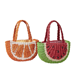 New Fashion Woven <b>Straw</b> Clutch Handbag Women's Summer Beach Crossbody <b>Bag</b> Boho Wicker Single Strap Lace-up Closure Wedding - Product Image 1