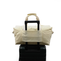 Sac de voyage en nylon grande capacité pour hommes et femmes, sac de sport pour week-end, nuitée, gym, avec bandoulière réglable