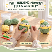 Offre de Gros Promotionnelle : Lots de Figurines Animaux au Crochet Faits Main (Amigurumi) pour Campagnes Publicitaires et Événements – Fournitures de Marchandises Promotionnelles