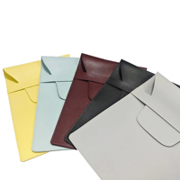 Sac fourre-tout élégant pour ordinateur portable, en cuir PU imperméable, sacs pour ordinateur portable, sac de travail pour bureau, logo personnalisé, housse pour ordinateur portable