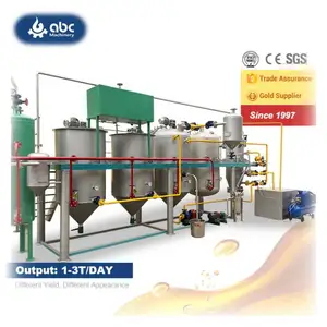 Word-Of-Mouth Mini Crude Mustard Palm Sesame Oil Refinery Machine for Refining Processing Sunflower,Coconut,Edible Oil