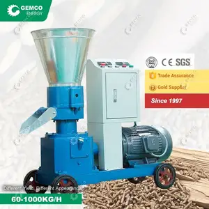 High Output Electric PTO Flat Die Sawdust Diesel Small Mini Pellet Mill for Making Wood,Biomass,Soybean Hull Pellets