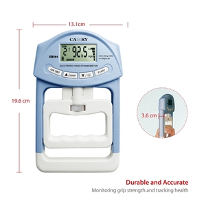 Appareil de renforcement des doigts et des poignets, exercices de fitness, capacité 90 kg, 19 utilisateurs, dynamomètre numérique pour la force de préhension - Product Image 5
