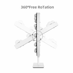 <span class=keywords><strong>3</strong></span> режима освещения, изготовленный на заказ, изготовитель, макияж белого цвета, 9 ламп с регулируемой яркостью, светодиодное косметическое зеркало с подсветкой - Product Image 5