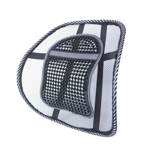 Coussin de soutien lombaire en maille respirante, dossier massant pour siège de voiture ou de bureau, forme rectangulaire, utilisable en toutes saisons - Product Image 4